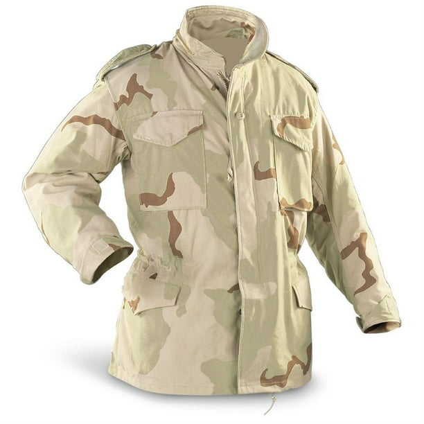 Genuine US Military Vintage Ripstop Combat Jacket Desert TRI Camo All Sizes NEW
